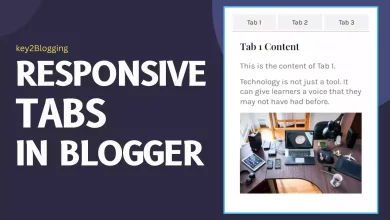 Responsive Tabs in Blogger